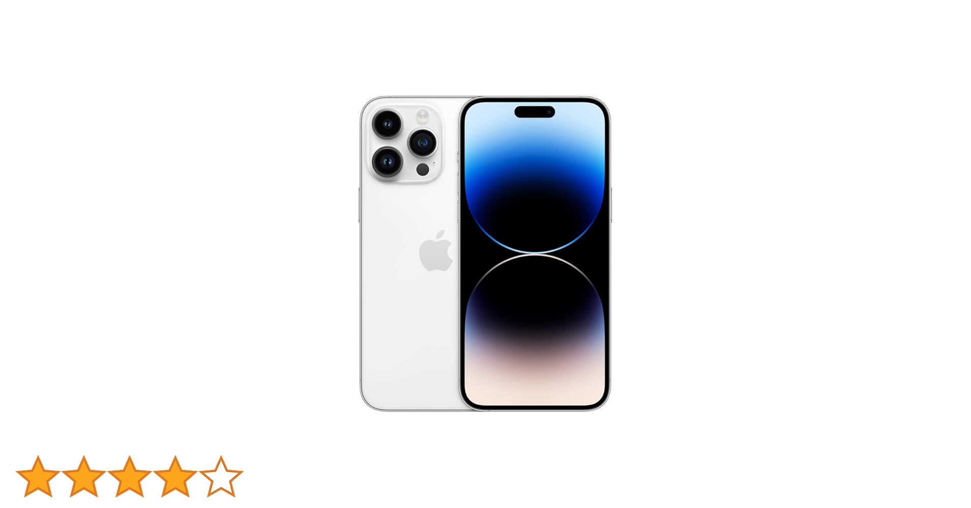 Apple iPhone 14 promax ホワイト　SIMフリー Apple iPhone 14 Pro Max 128GB Silver Unlocked Renewed 6.7